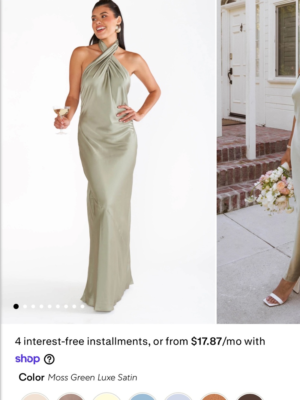 Show Me Your MuMu Jasmine Halter Maxi Dress